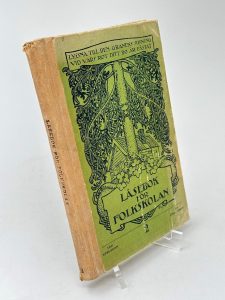 Läsebok för folkskolan 2". Utgiven 1907 i Stockholm.