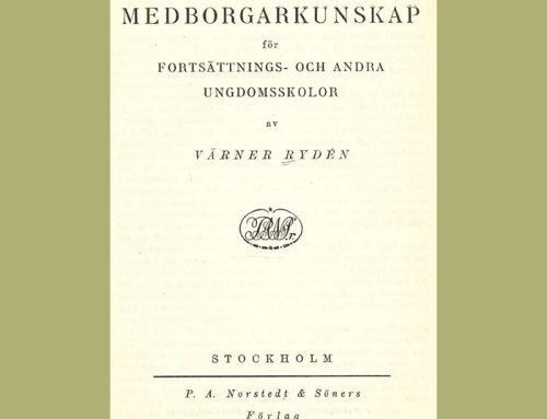 Kulturkanon och skolväsendets historia